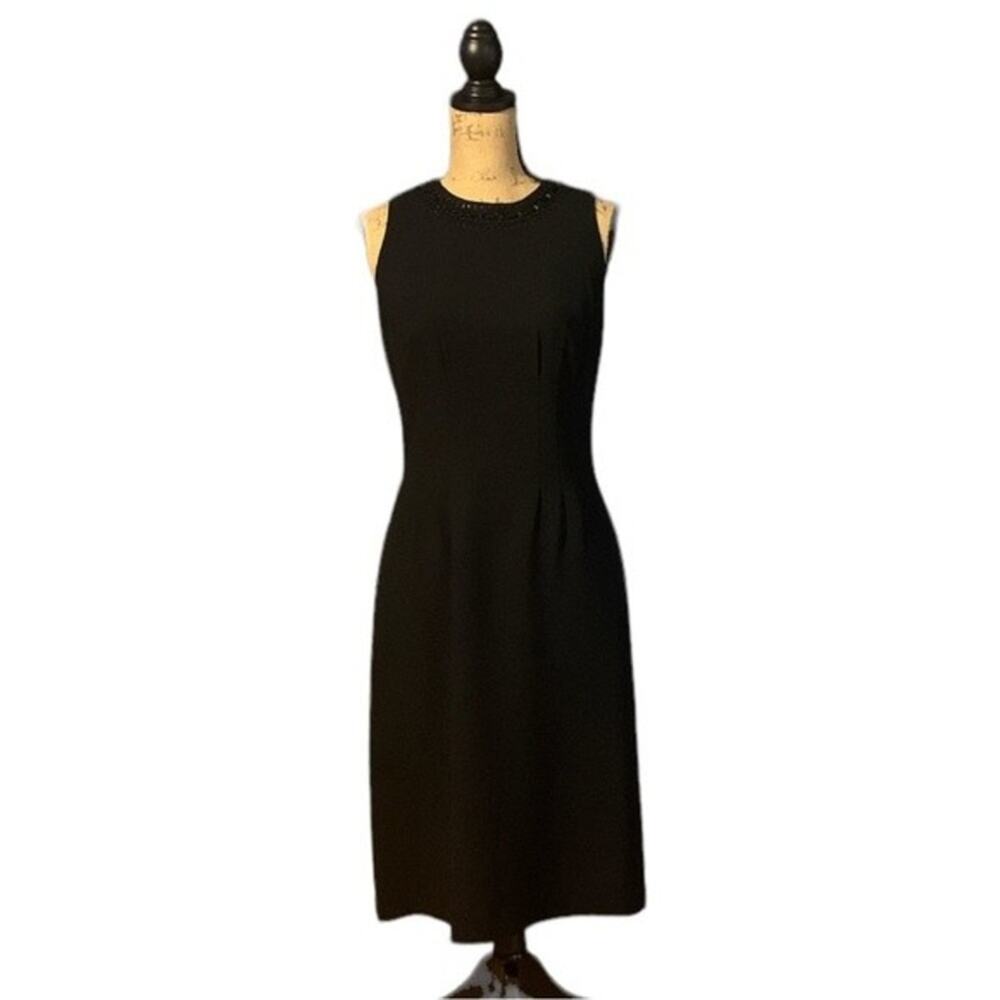 Talbots Dress LBD Sleeveless Cocktail Size 6